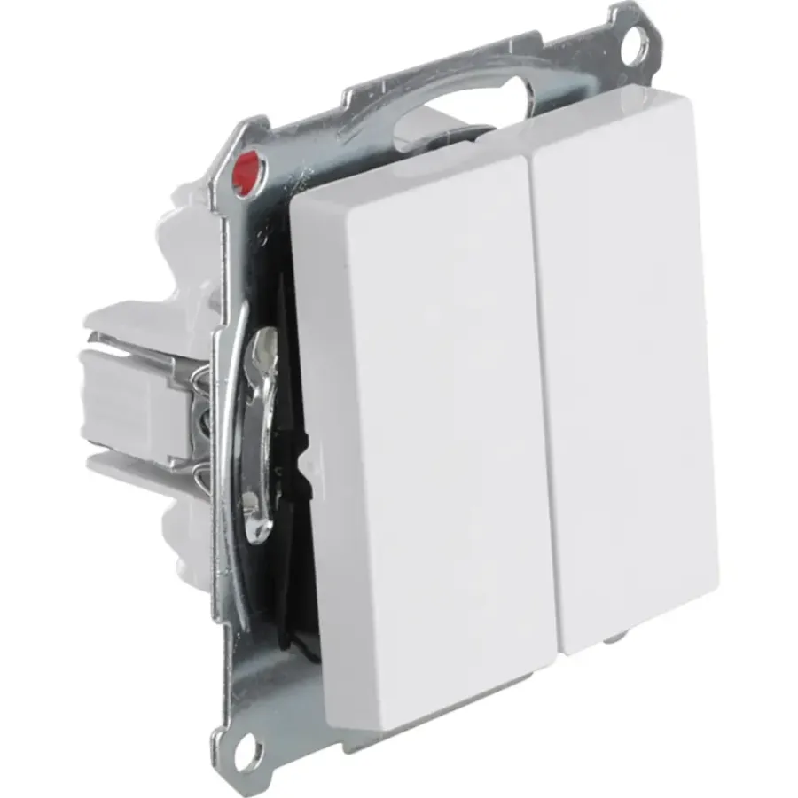 Schneider Electric Schneider Merten System-M Wissel/ Wisselschakelaar Actief Wit Best