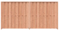 Schutting startpakket Douglas hout 3,8 m lang