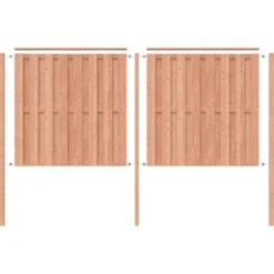 Schutting startpakket Douglas hout 3,8 m lang