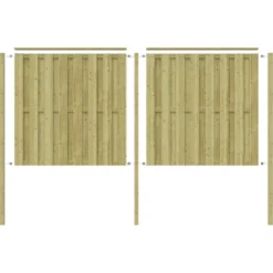 Schutting startpakket Royal grenen hout 3,8 m lang