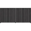 Schutting startpakket Royal grenen hout antraciet 3,8 m lang