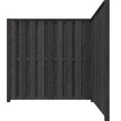 Schutting startpakket Royal grenen hout antraciet 3,8 m lang