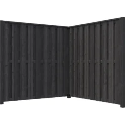 Schutting startpakket Royal grenen hout antraciet 3,8 m lang