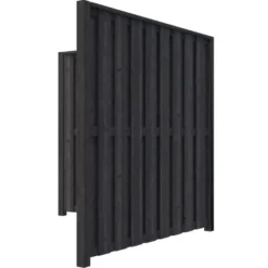 Schutting startpakket Royal grenen hout antraciet 3,8 m lang
