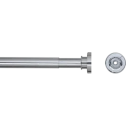 Seallux douchestang 80 - 130cm chroom
