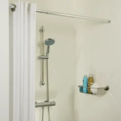 Seallux douchestang 80 - 130cm chroom