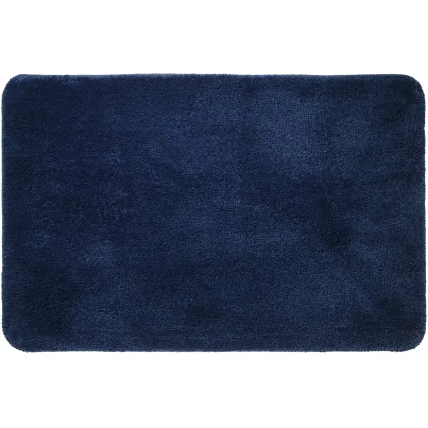 Sealskin Angora badmat blauw 60 x 90 cm