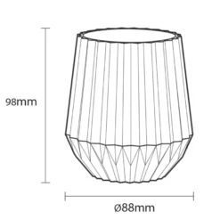Sealskin Arte beker mat wit