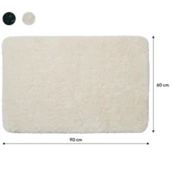 Sealskin badmat angora 60x90cm off-white