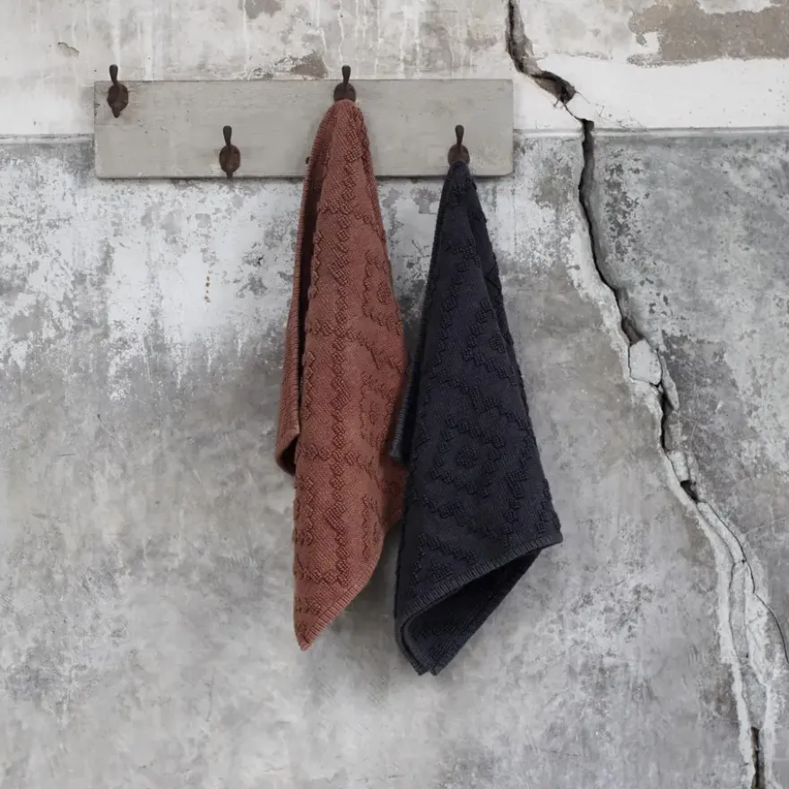 Sealskin badmat aztec 60x90cm donkerroze