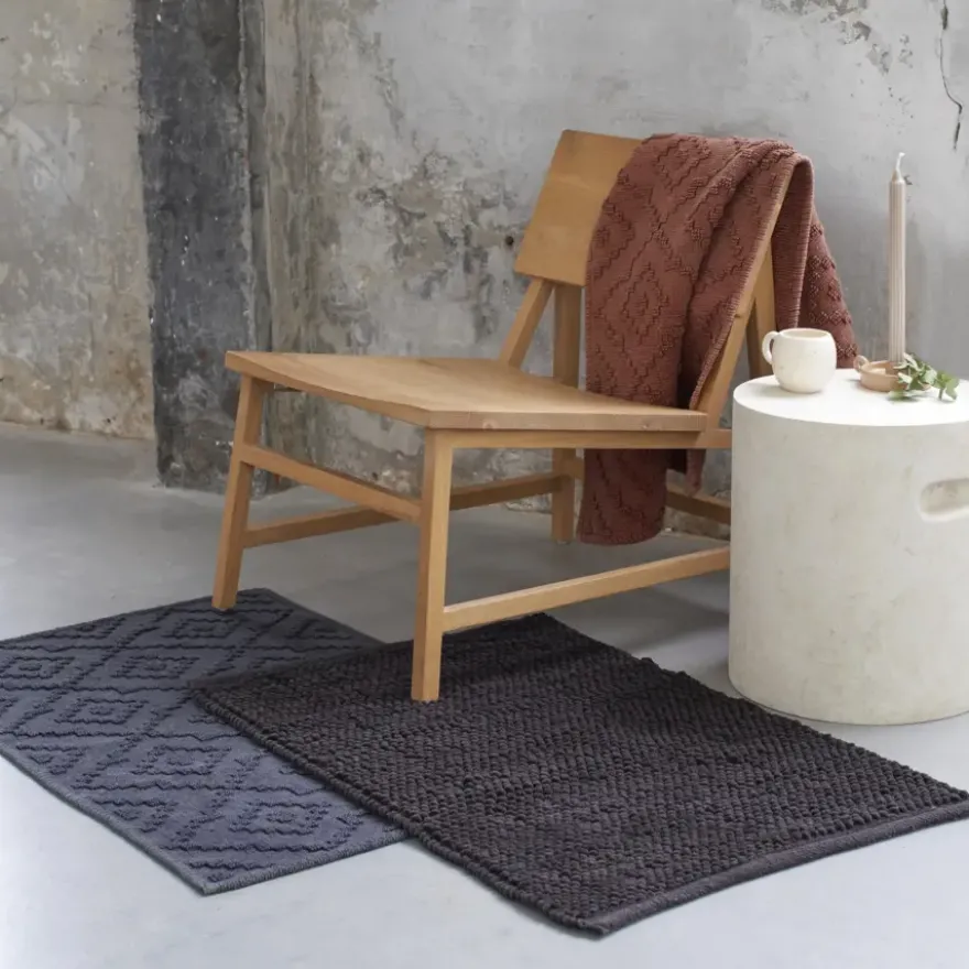 Sealskin badmat aztec 60x90cm donkergrijs