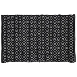 Sealskin badmat boho 60x90cm zwart