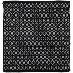 Sealskin badmat boho 60x60cm zwart