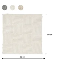 Sealskin badmat reverse 60x60cm ivoor