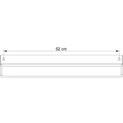 Sealskin Brix wandrek metaal wit