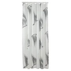 Sealskin douchegordijn birds 180x200cm zwart/wit