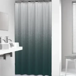 Sealskin douchegordijn blend 180x200cm groen /wit
