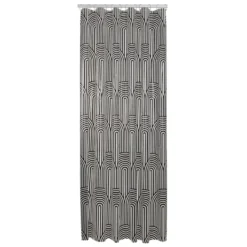 Sealskin douchegordijn brave 180x200cm zwart/wit