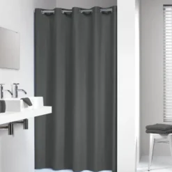 Sealskin douchegordijn Coloris grijs 180 x 200 cm