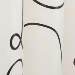 Sealskin douchegordijn mind 180x200cm zwart/wit