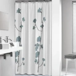 Sealskin Douchegordijn Orchid Blauw 180x200 cm