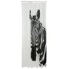 Sealskin douchegordijn zebra 180x200cm zwart/wit