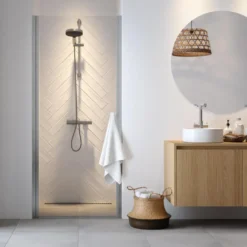 Sealskin Hooked draaideur voor douche nis 90x200 cm Chroomkleur