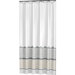 Sealskin Marrakech Douchegordijn Textiel 180x200 cm Zilver