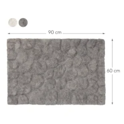 Sealskin Pebbles badmat grijs 60 x 90 cm