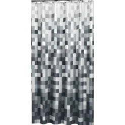 Sealskin Pixel douchegordijn zwart 180 x 200 cm