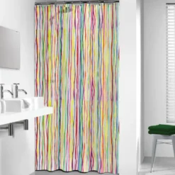 Sealskin Rigato douchegordijn multi 180 x 200 cm