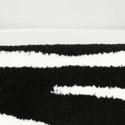 Sealskin Safari badmat zwart 60 x 90 cm