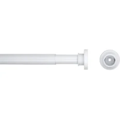 Sealskin Seallux telescopische douchestang wit 125-220 cm Ø28mm