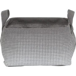 Sealskin Speckles mandje textiel grijs