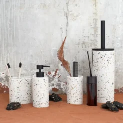 Sealskin Tandenborstelbeker Blend Terrazzo vrijstaand