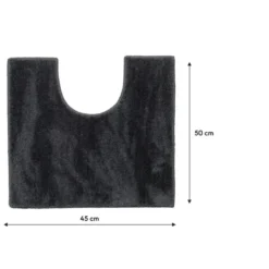 Sealskin toiletmat doux 45x50cm donkergrijs