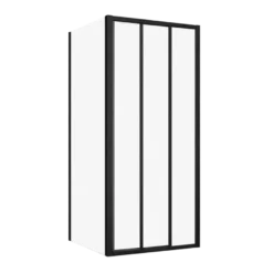 Sealskin zijwand schuifdeur voor douchecabine Hooked mat zwart 90 x 200 cm