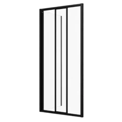 Sealskin zijwand schuifdeur voor douchecabine Hooked mat zwart 90 x 200 cm