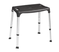 Secucare douchekruk Quattro rechthoek verstelbaar hoogte 39-54 cm zwart