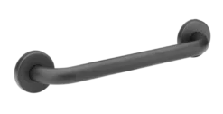 Secucare wandbeugel 30 cm diameter 25 mm RVS zwart