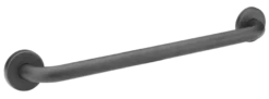 Secucare wandbeugel 45 cm diameter 25 mm RVS zwart