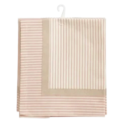 Servet streep roze 40 x 40 cm 4 stuks