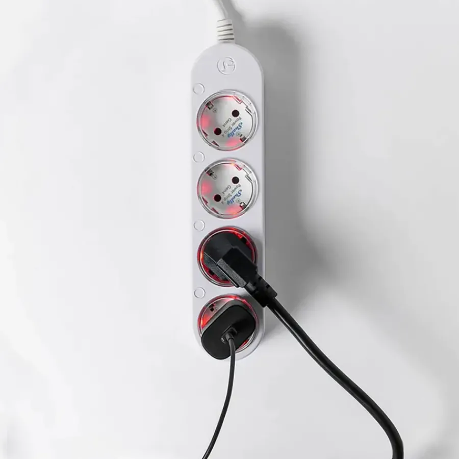 SHELLY Power Strip 4 Gen4 slimme stekkerdoos & energiemeter WiFi Zigbee Matter wit (4-kanalen) New