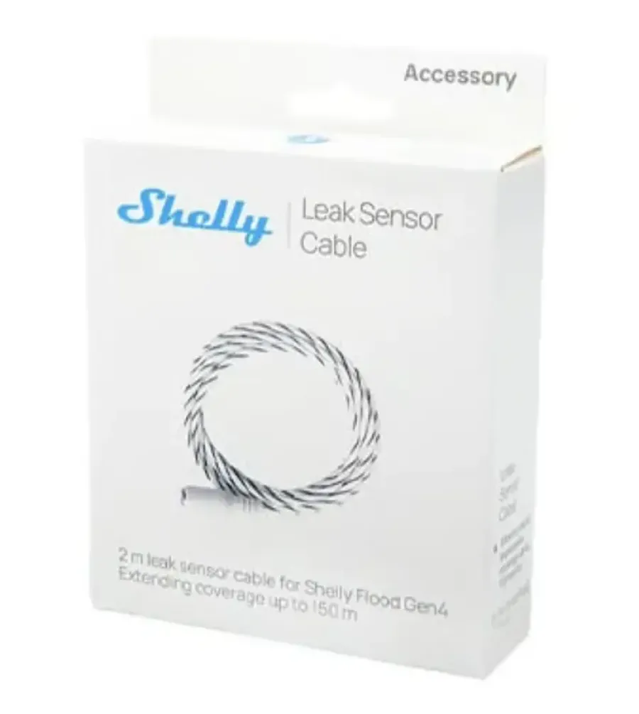SHELLY waterleksensor uitbreidingskabel voor Flood Gen4 2 m Discount