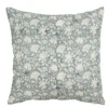 Sierkussen bloemen blauw - l45xb45xh10cm