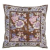 Sierkussen bloemen bruin - l45xb45xh10cm