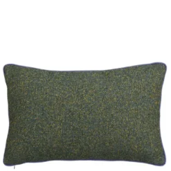 Sierkussen bouclé blauw - l45xb45xh10cm