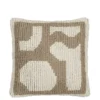 Sierkussen graphic beige - l45xb45xh10cm