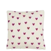 Sierkussen hart fuchsia - l45xb45xh10cm