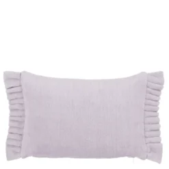 Sierkussen ruffled lila - l55xb35xh10cm